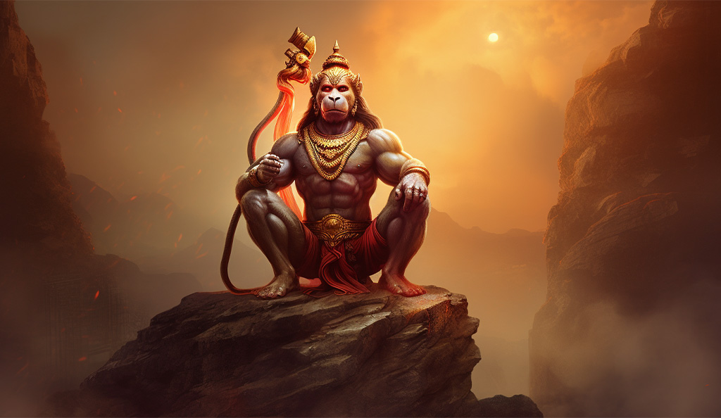 Opičí bůh Hanuman