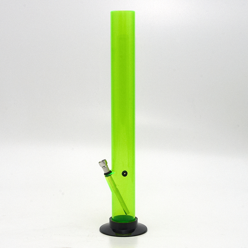 Bong acrylic Tube 45 cm zelená