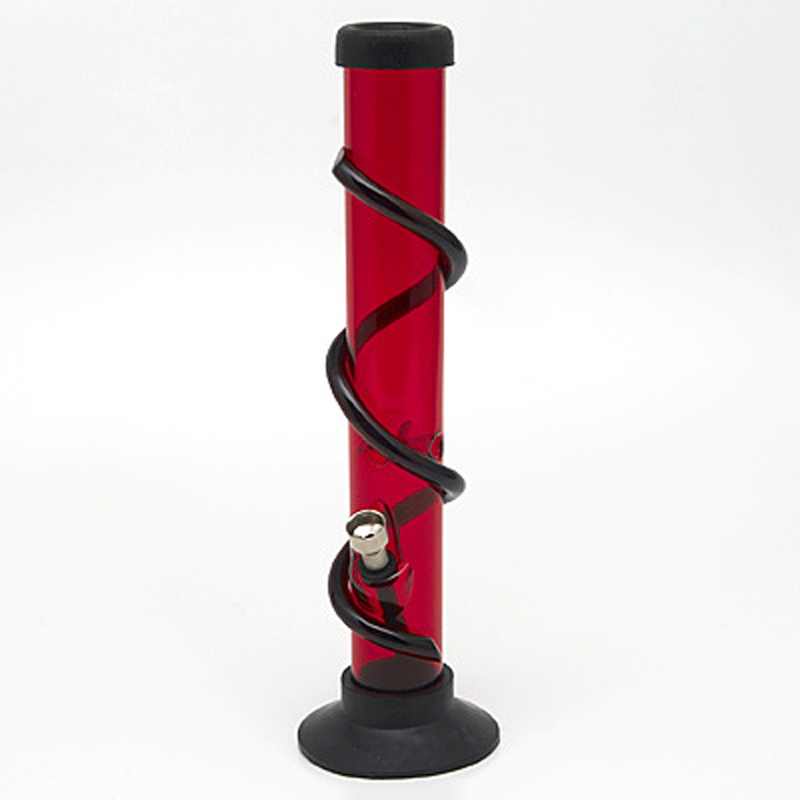 Bong acrylic Tower 32 cm červená