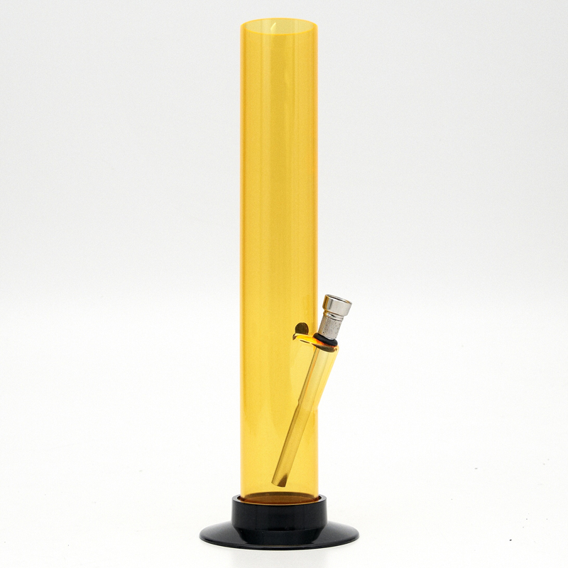 Bong acrylic Tube 33 cm žlutá