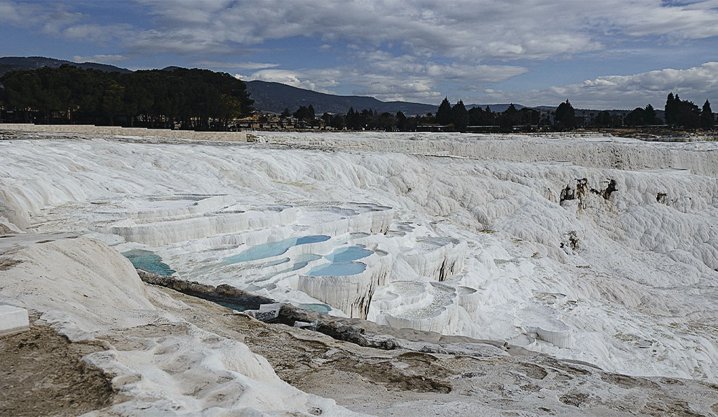 Pamukkale v Turecku