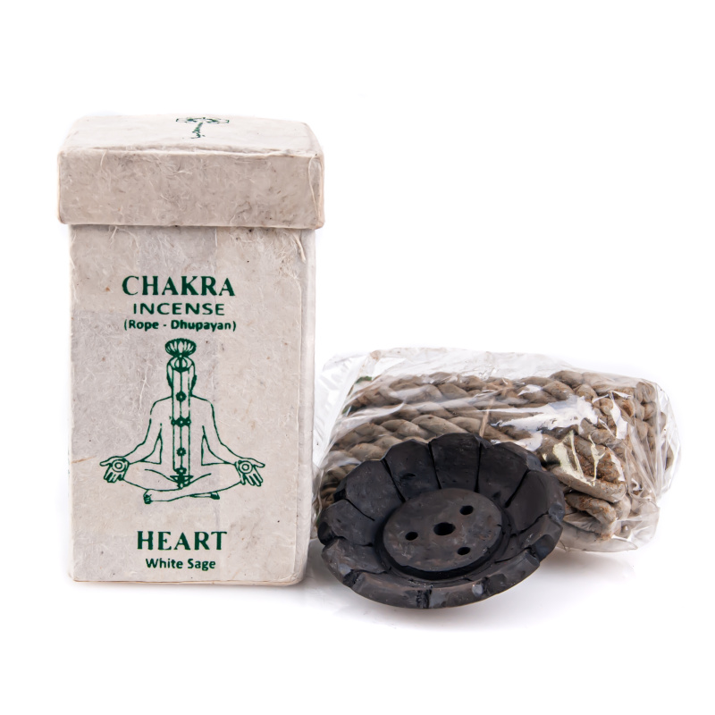 Tibetské vonné provázky Chakra Incense - Heart)